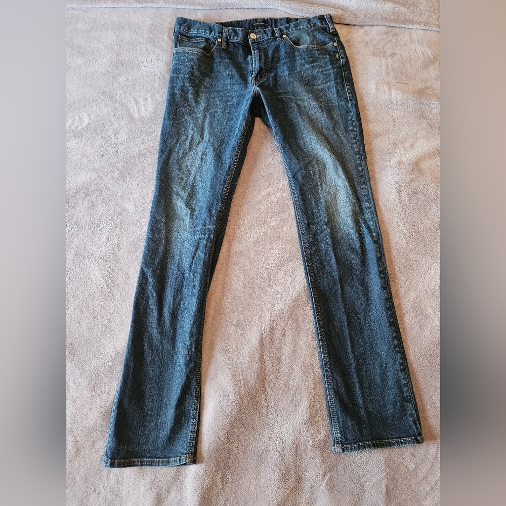 Mens Silver Jeans 36x36